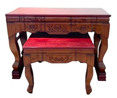 鑫高雄駿喨二手貨家具(全台買賣)---5.9尺 全實木 佛桌 神明桌 神桌 供桌  上下桌
