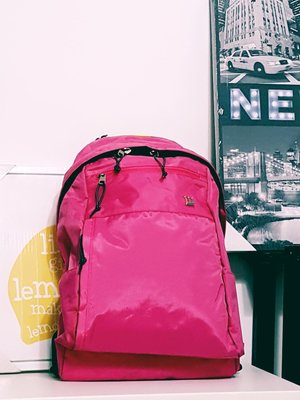 DADA 桃紅色 運動休閒電腦背包 後背包 包包