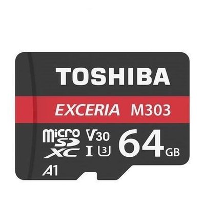 小青蛙數位 TOSHIBA 東芝 公司貨 64G M303 Micro SD U3 R98MB W65 SDXC 記憶卡