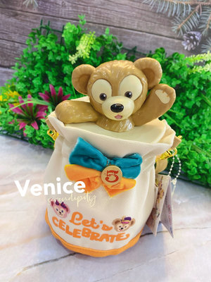上海迪士尼5週年限定Duffy達菲水桶包造型水瓶+水壺套Venice 維娜絲日本連線代購