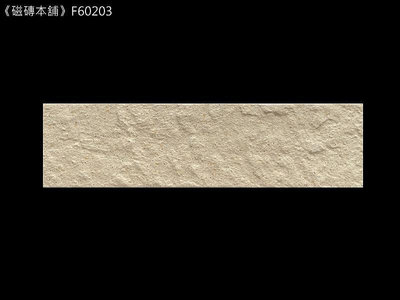 《磁磚本舖》整箱出貨 F60203 6x22.7cm 米色 花崗岩面二丁掛磚 外牆磚