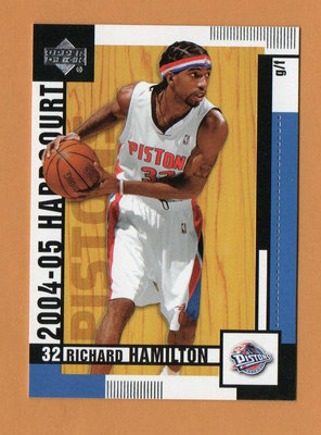 2004-05 Upper Deck Hardcourt NBA Richard Hamilton  #23