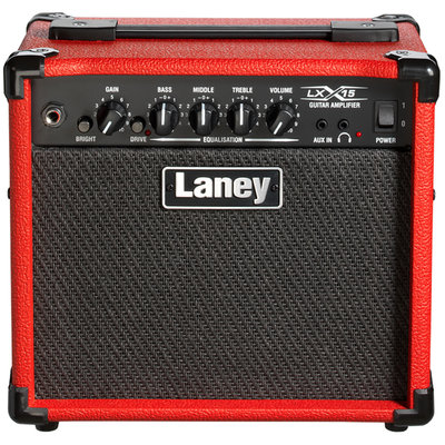 LANEY LX15 RD 紅色電吉他音箱 (15W）