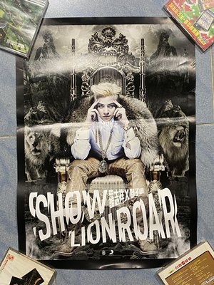 羅志祥 SHOW LO 小豬 獅子吼 Lion Roar 海報 宣傳 非賣品 約60x42cm 絕版 #321