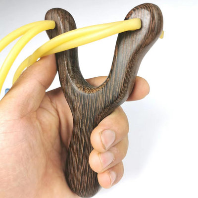 批發 批發 現貨雞翅木彈弓實木玩具手把戶外木質紅木娛樂工藝品彈弓皮筋貨源批發