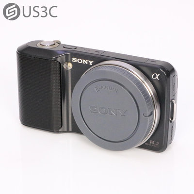 【US3C-高雄店】【一元起標】公司貨 索尼 Sony NEX-3 黑色 1460 萬像素 二手相機 單眼相機 數位相機