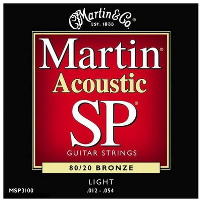 ☆ 唐尼樂器︵☆ Martin SP MSP3100 80/20 BRONZE 12-54 木吉他/民謠吉他弦專業錄音演奏級