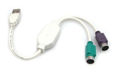 USB to PS2轉換線(可插滑鼠，鍵盤)