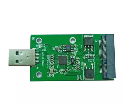 [4大陸直購] USB 3.0 to mSATA SSD adapter card mSATA固態盤轉USB 3.0轉接卡 E319571