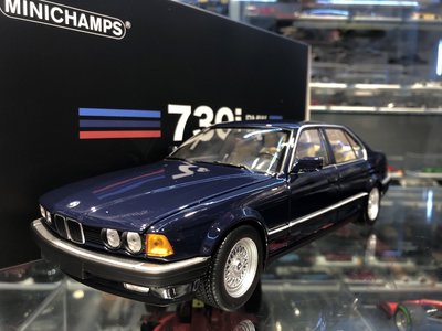 吉華科技@ 1/18 Minichamps 113023003 BMW 730i (E32) 1986 Blue