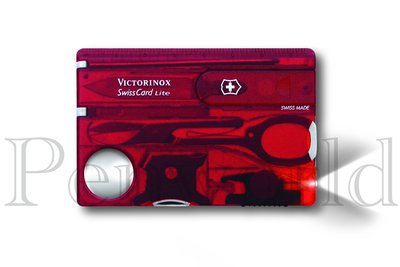 【Pen筆】VICTORINOX維氏 13用名片型透明瑞士刀 3色
