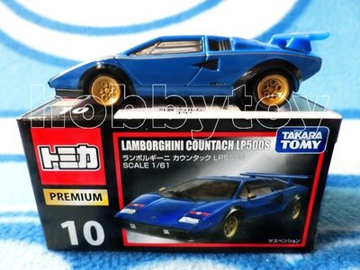 多美合金小汽車 TOMICA PREMIUM 10 藍寶堅尼 LAMBORGHINI COUNTACH LP500S