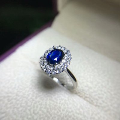 【藍寶石戒指】天然藍寶石戒指 斯里蘭卡成色超優 皇家藍 高淨度