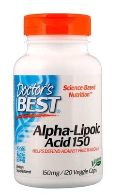 [正貨優惠] Doctor's Best 高劑量硫辛酸(Alpha Lipoic Acid)，150mg，120粒素食