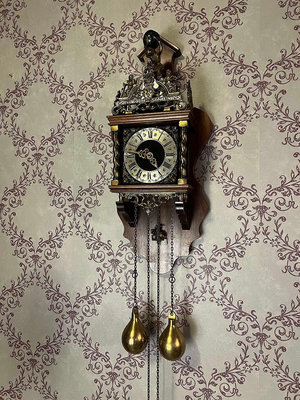荷蘭桑斯古董機械掛鐘『大尺寸』 #024058