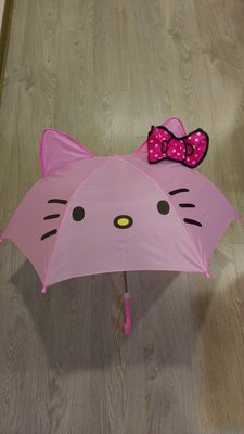 Hello kitty 凱蒂貓喵 立體 兒童雨傘 卡通雨傘~安安購物城~