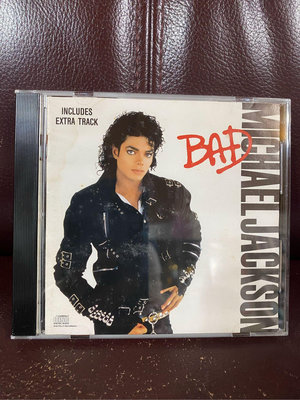 Michael Jackson BAD日本版CD九成新讀取正常歌詞封底有水紋