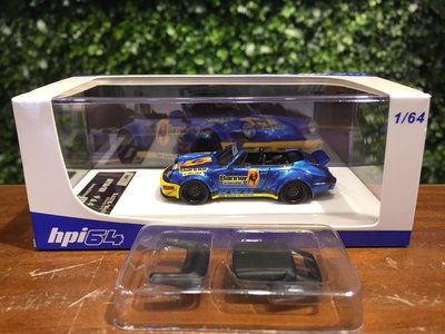 1/64 HPI RWB Porsche 911 (964) Cabriolet Blue【MGM】