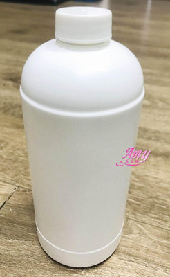 【AMY美美舖】HDPE白色不透明1公升塑膠瓶罐.清潔劑容器.酒精消毒瓶