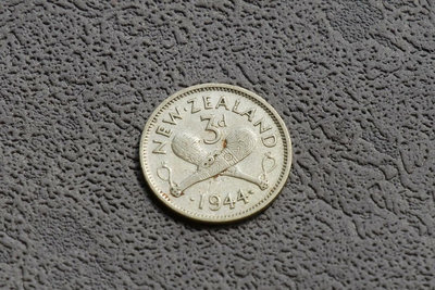 新西蘭-1944年3便士小銀幣