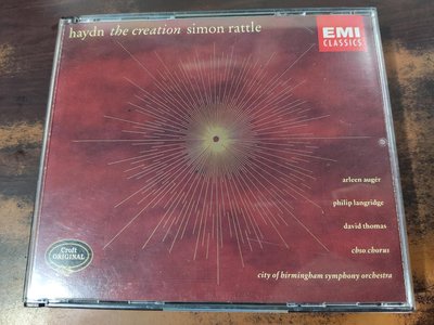 文本齋 Rattle 拉圖 Haydn 海頓 The Creation 創世紀 Auger 奧格 3CD EMI