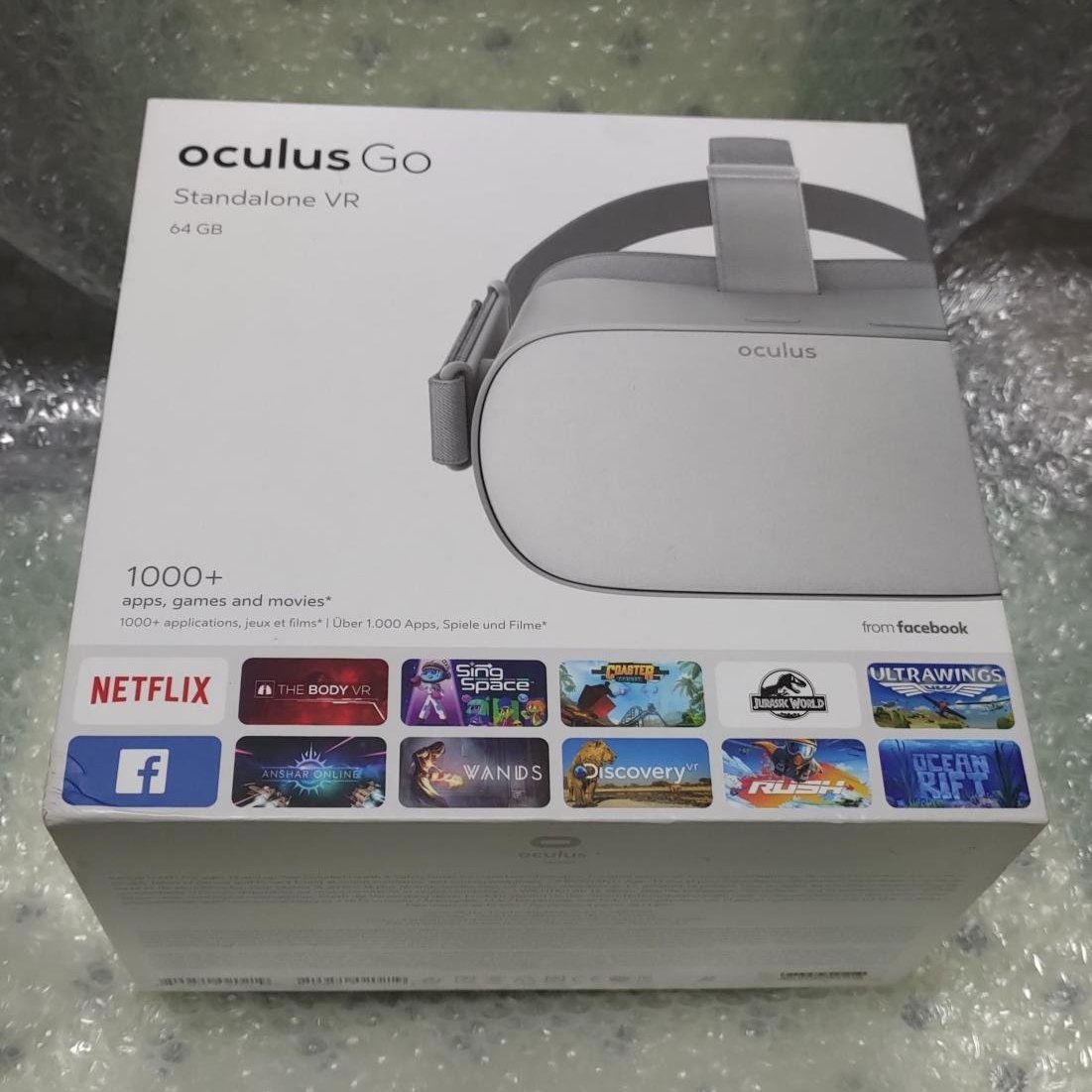 VR Oculus Go Standalone 64GB 獨立式VR 頭戴式裝置(含原版外盒及配件