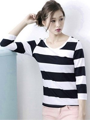 全新日本品牌Philter 黑色條紋上衣2015商品(同theme,ef de,clear,0918)