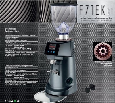 【COCO鬆餅屋】Fiorenzato F71 EK 營業用磨豆機 錐刀型另有 MAZZER