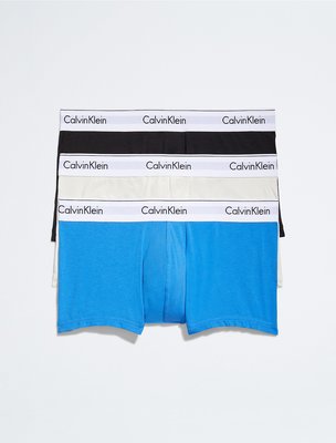 【CK男生館】CK MODERN COTTON STRETCH四角內褲【CKU001V8】(M-L)三件組