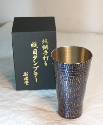 SHINKO~日本製造~新光堂~BR001B~銅製~純銅~手打鎚目~銅杯~6.6*11cm~200ml~超商取貨免運~