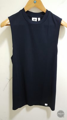 POMELO柚 ADIDAS ORIGINALS XBYO TEE 深藍 背心 長板 洋裝 反光 女款 BK2293