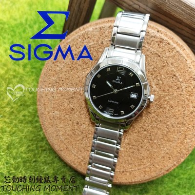 SIGMA 簡約風格 藍寶石水晶鏡面 時尚腕錶 3812L-1