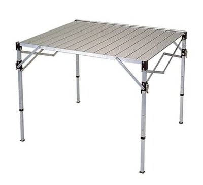 台灣製造 ㊣ 鋁合金輕巧桌、蛋捲桌、折疊桌【中型】 - 三段式可調整高度(830H)