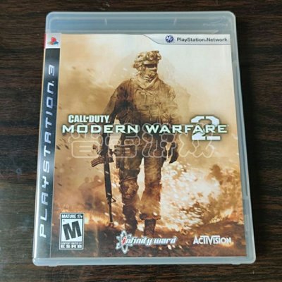 PS3正版游戲光盤 使命召喚6 現代戰爭2 COD6 使命6 英文 已拆封*特價