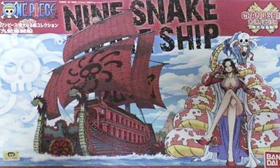 日本正版 萬代 海賊王 航海王 偉大的船 蛇姬 漢考克 女帝 九蛇海賊船 組裝模型 日本代購