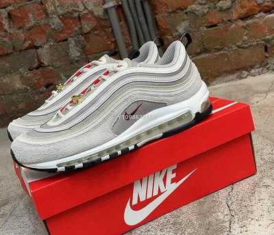 Nike Air Max 97 First Use 麂皮 米灰 白灰 金扣 男女鞋 DB0246-001公司級