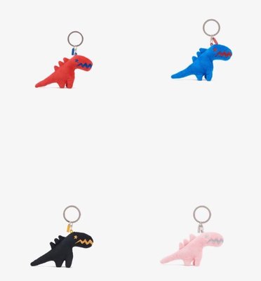 【熱賣精選】agnes b 時尚鑰匙扣，恐龍鑰匙圈，汽車，情侶鑰匙掛件萌萌可愛小恐龍