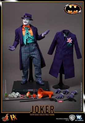 金錢貓雜貨 全新 Hot Toys DX08 1/6 蝙蝠俠 Batman 小丑 Joker 1989年