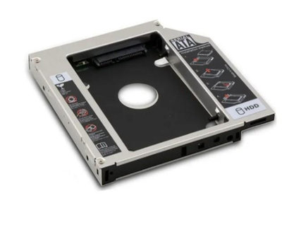 筆電光碟機轉硬碟專用硬碟轉接架9.5MM~請確認介面是SATA介面以及光碟機厚度~
