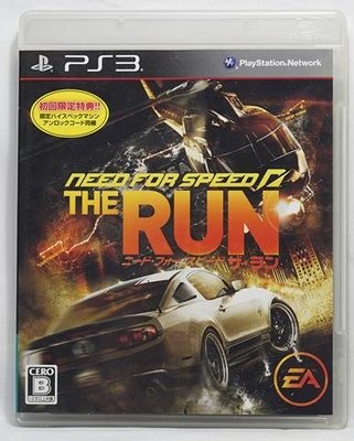 PS3 日版 極速快感亡命天涯 Need for Speed The Run