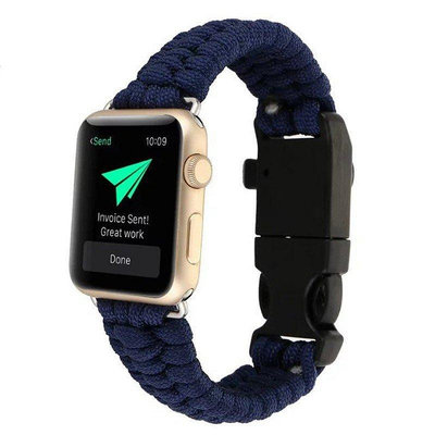 熱銷 【】蘋果錶帶apple watch 5尼龍錶帶 iwatch 40mm 44mm錶帶蘋果手錶1代2代3代4代通用錶