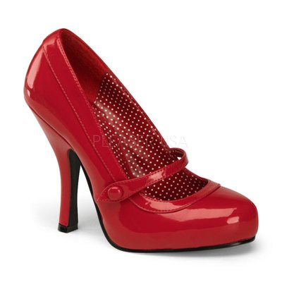 Shoes InStyle《四吋》美國品牌 PIN UP CONTURE 原廠正品漆皮厚底鞋有大尺碼『紅色』