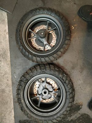 達成拍賣 新版 BWS R BWS X 越野版 巧克力輪胎 巧克力胎 碟盤 ABS 輪圈 鋁圈 輪框 歡迎詢問