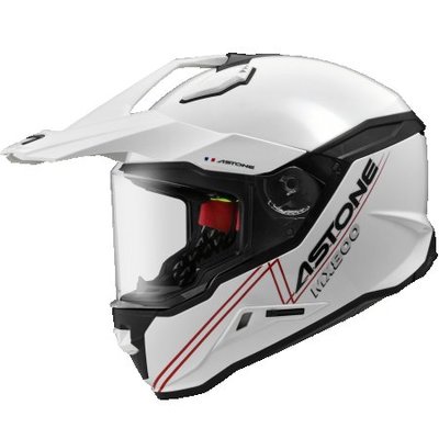 (二輪動力生活館)ASTONE MX800 多功能全罩/越野安全帽 白