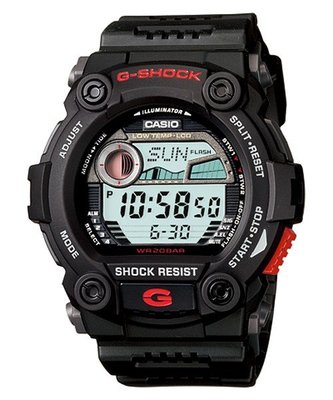 CASIO 時計屋 卡西歐 G-SHOCK G-7900-1 抗低溫-20°C內建 月相潮汐 保固一年 全新 開發票