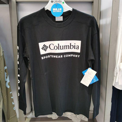 現貨精品代購 秋冬新款Columbia哥倫比亞戶外男圓領運動休閑吸濕長袖T恤AE2161 可開發票