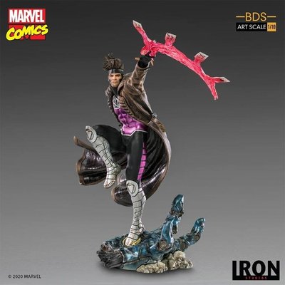 [貓市多] 全新 Iron Studios BDS 1/10 Marvel Comics 金牌手 Gambit 雕像