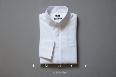 SIMPLE IMAGE(高級訂製）參考歐洲大牌THOM BROWNE樣式製作白色襯衫a795