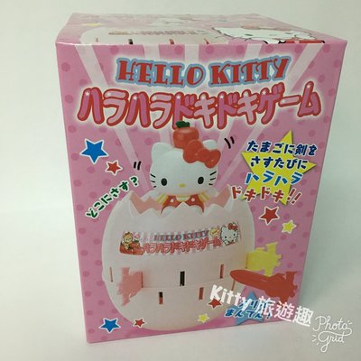 [Kitty 旅遊趣] 特價 Hello Kitty 危機一發 凱蒂貓獨眼龍玩具 海盜桶有24隻劍 全家團體遊戲