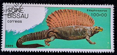 幾內亞比索郵票恐龍棘龍郵票1989年發行特價